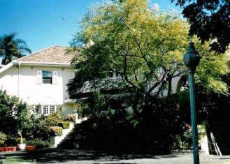 "Brockby Lodge", former home of Harold Arnott, built 1923.  Strathfield District Historical Society Collection.
