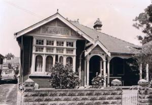 50 Churchill Avenue Strathfield. Photograph Strathfield Council 1986.