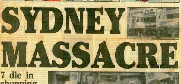 Front page of Sun Herald August 1991