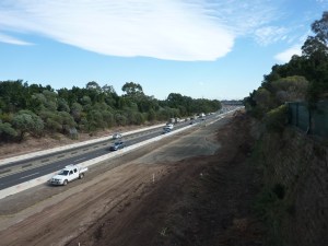 Widening of M4 at Homebush - 2016. Photo Cathy Jones