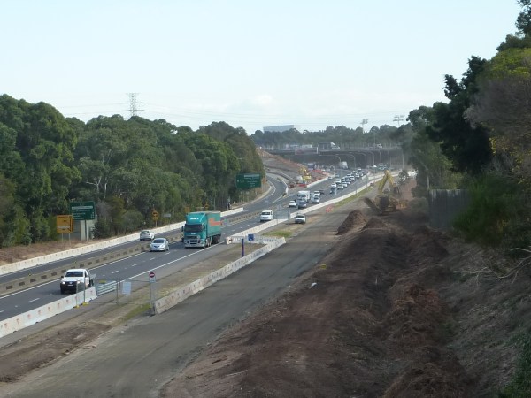 Widening of M4 at Homebush - 2016. Photo Cathy Jones 2016
