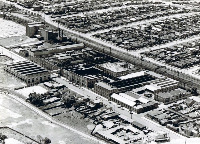 Arnotts Factory Homebush aerial photo