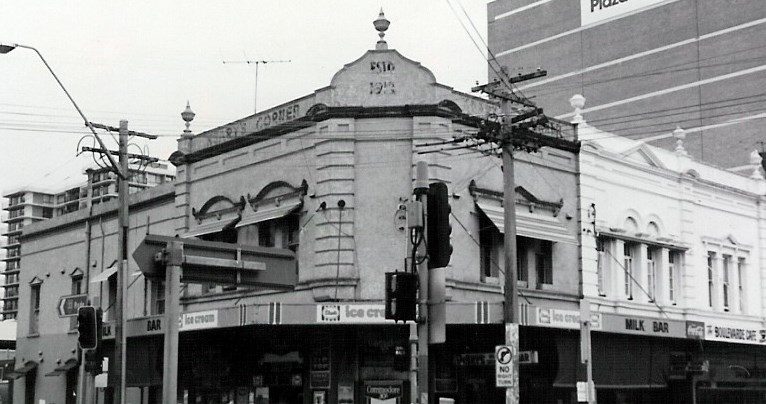 Keary's Corner facade. Photo from Strathfield Heritage Study 1986.