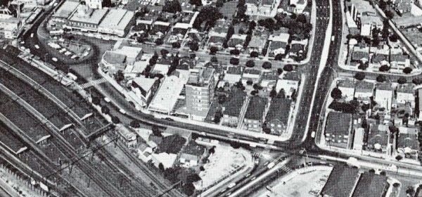 Strathfield Square Aerial Photo 1972