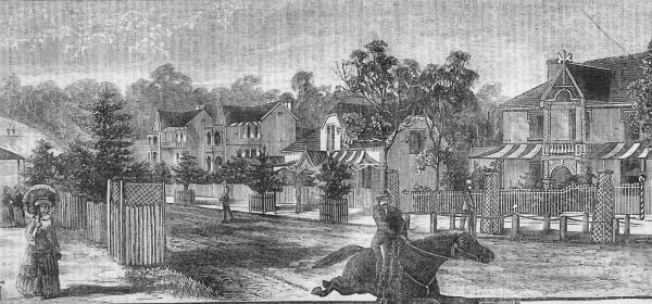 Redmyre Road illustration from Town and Country Journal 1888