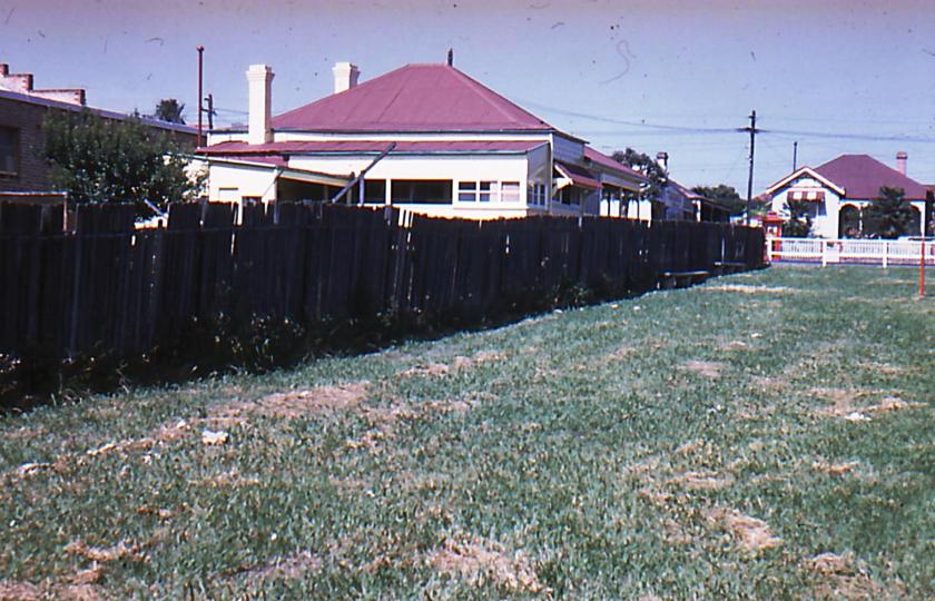 Austin Playground south boundary 1959
