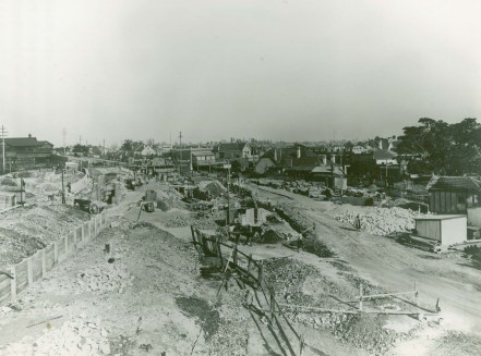 Expansion of Strathfield Station 1920s