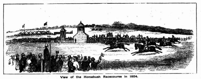 Town & Country Journal September 21 1895 illustration of Homebush Racecourse