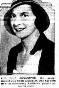 Louie Bickerton from Evening News 1934