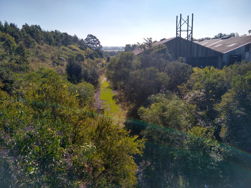 Mount Enfield - view of former Tarpulin Factories on Cosgrove Road. Photo Cathy Jones 2019