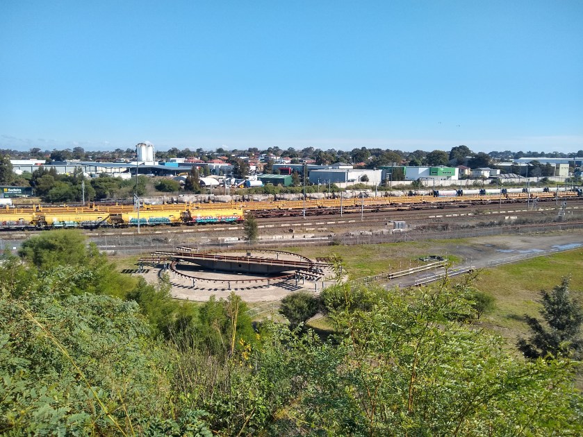 Old roundhouses used to facilitate movement of engines. Photo Cathy Jones 2019