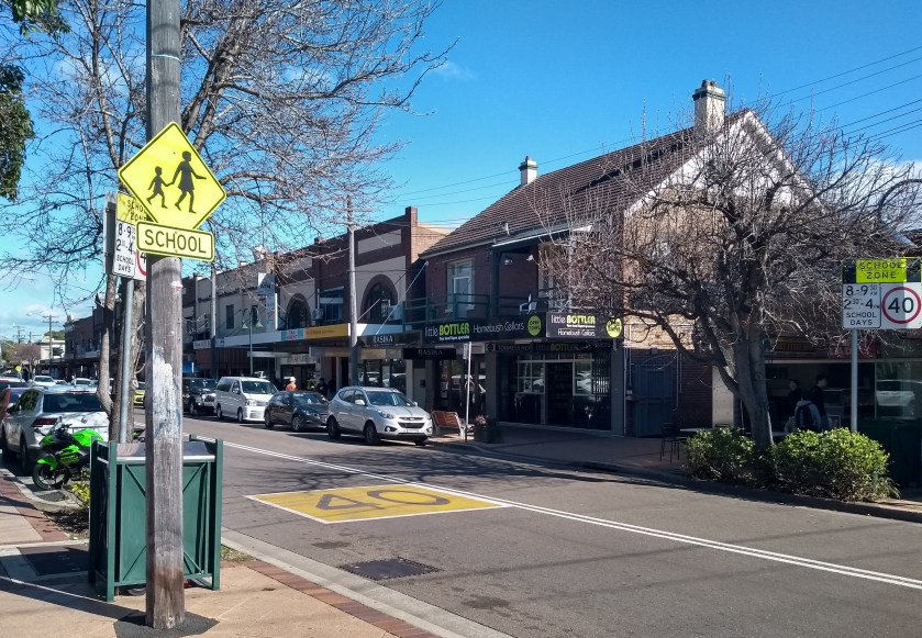 Village of Homebush Shops (Rochester Street). Photo Cathy Jones 2019