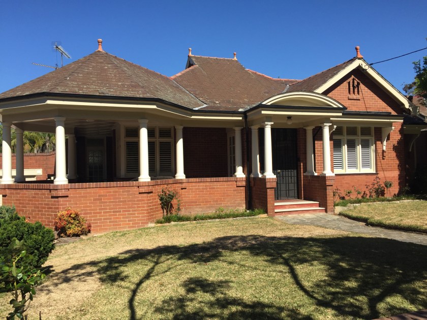 78 Churchill Ave Strathfield. Photo Cathy Jones 2017.
