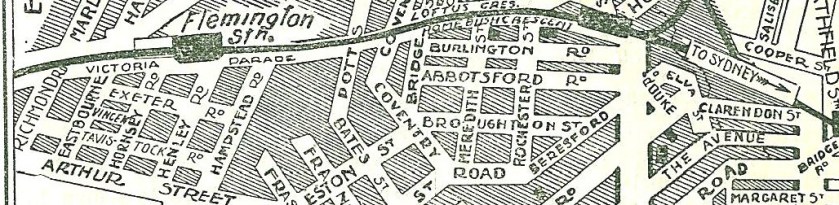 Homebush Streets Directory 1926