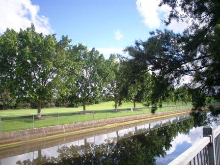 Bressington Park from Saleyards Creek. Photo Cathy Jones
