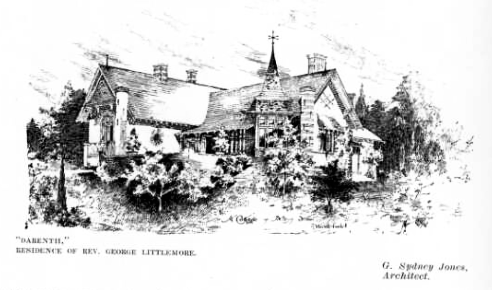 ‘Darenth’ sketch by George Sydney Jones. Art & Architecture.