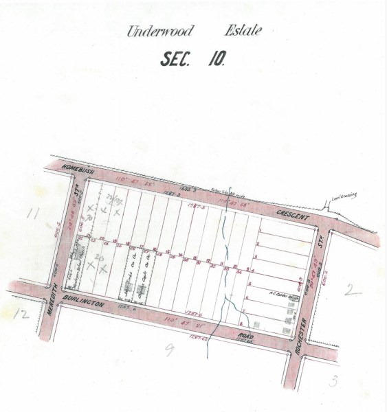 Underwood Estate Section 10 c1890s