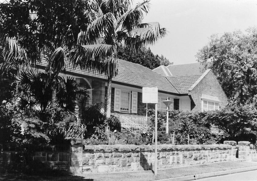 Malvern Crescent 1986. Photo Strathfield Council Heritage Study