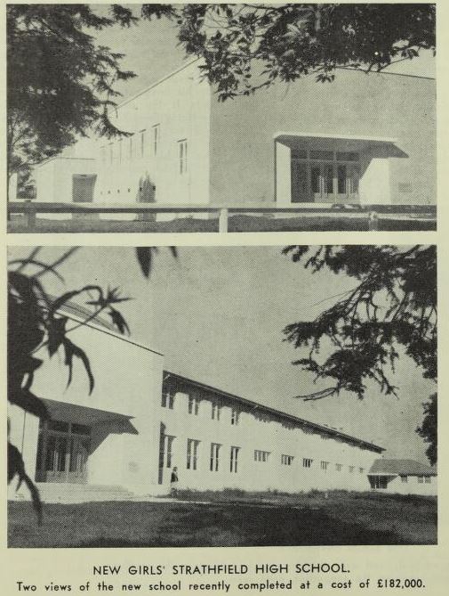 Strathfield Girls High School 1953 Building Magazine