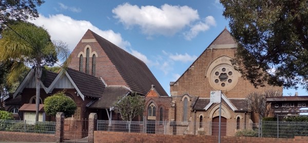Strathfield-Homebush Congregational Church. Photo Cathy Jones 2020