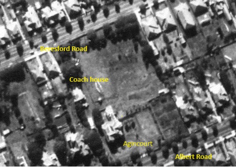 60 Beresford Road Strathfield - 1947 aerial
