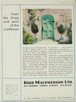 Keep macpherson The Home 1930