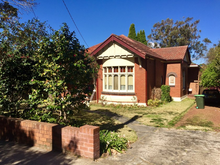 86 Churchill Ave Strathfield. Photo Cathy Jones